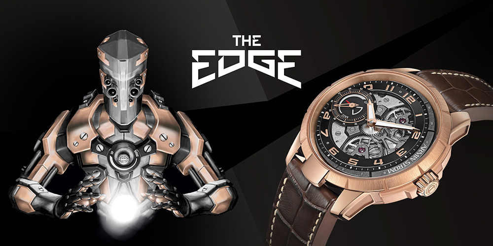 Armin Strom Edge Double Barrel Watch In Rose Gold Watch Releases 
