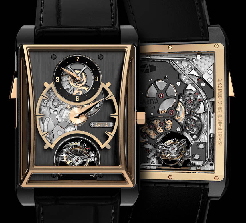 ArtyA 3 Gongs Minute Repeater, Regulator, & Double Axis Tourbillon Watch Watch Releases 