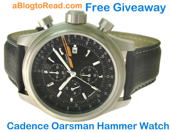 Giveaway: Cadence Oarsman Hammer Watch Giveaways 
