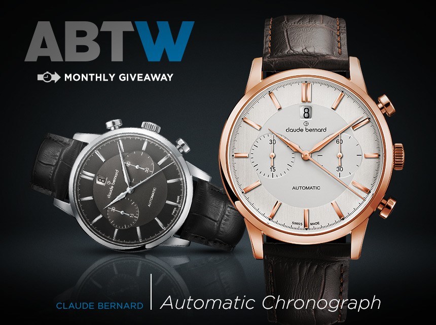 LAST CHANCE: Claude Bernard Chronograph Automatic Watch Giveaway Giveaways 
