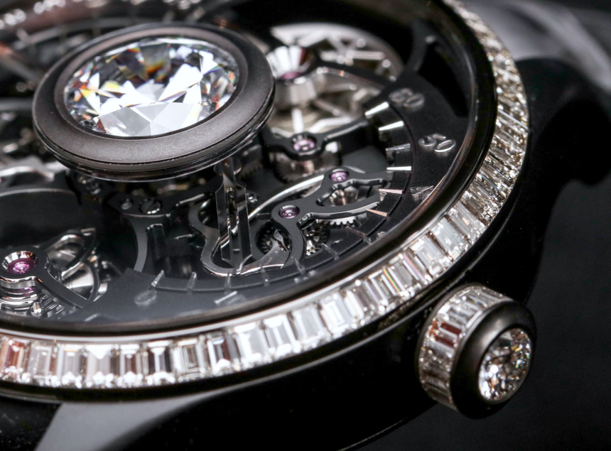 De Tournemire Watches Set Really Large Diamonds In The Crystal Hands-On 
