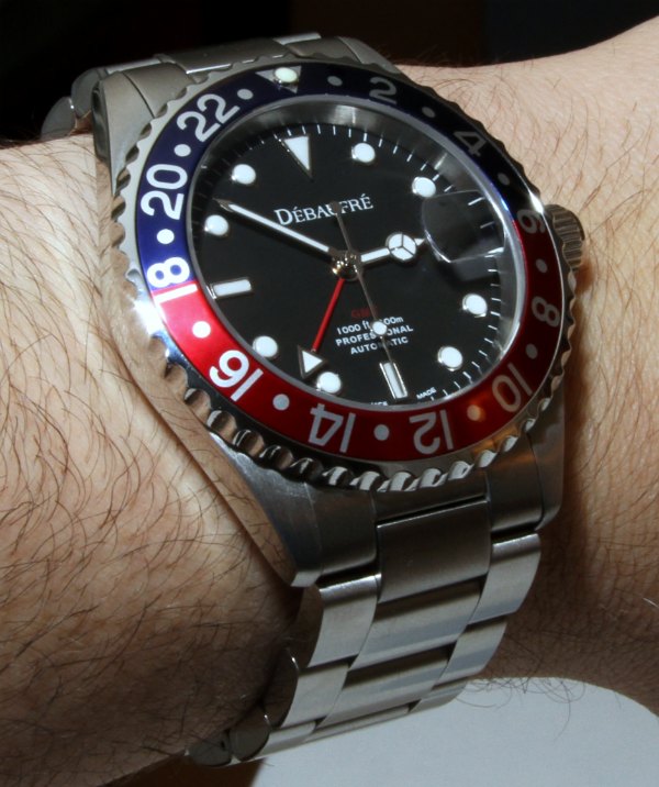 Debaufre GMT Red/Blue Watch Review Wrist Time Reviews 