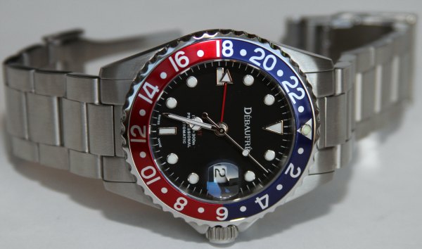 Debaufre GMT Red/Blue Watch Review Wrist Time Reviews 