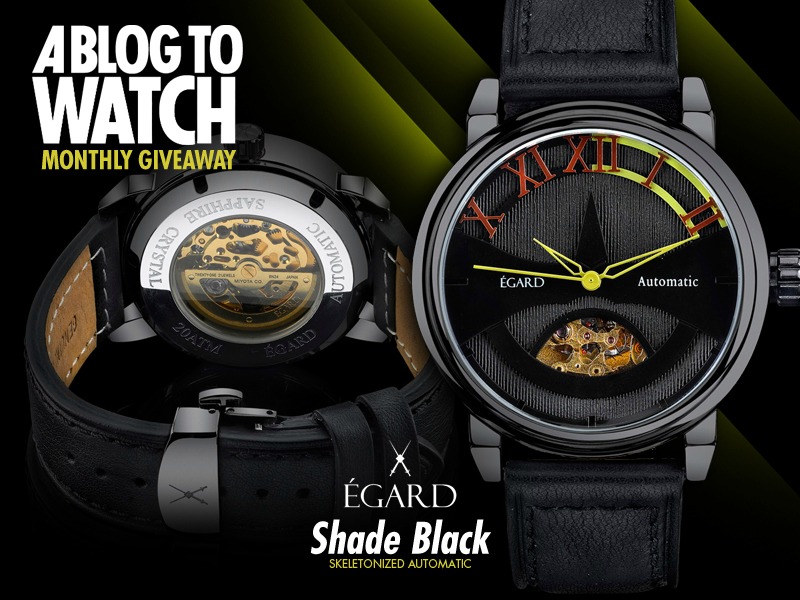 Watch Winner Announced: Egard Shade Black Giveaways 