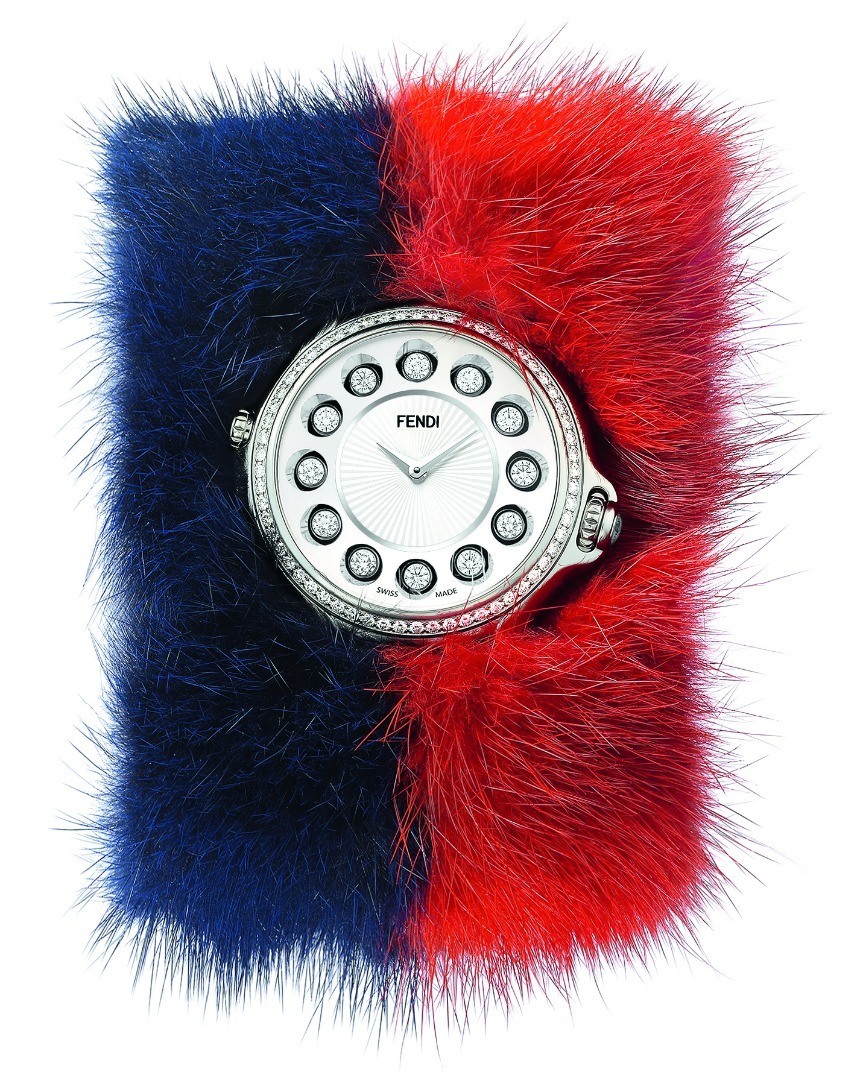This Fendi Luxury Ladies Watch Is Colorful & Furry Watch Releases 