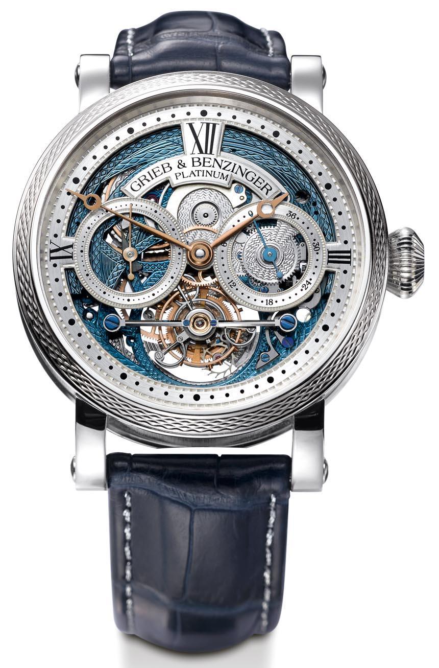 Grieb & Benzinger Blue Merit Customized A. Lange & Söhne Tourbillon Pour Le Merite Watch Watch Releases 