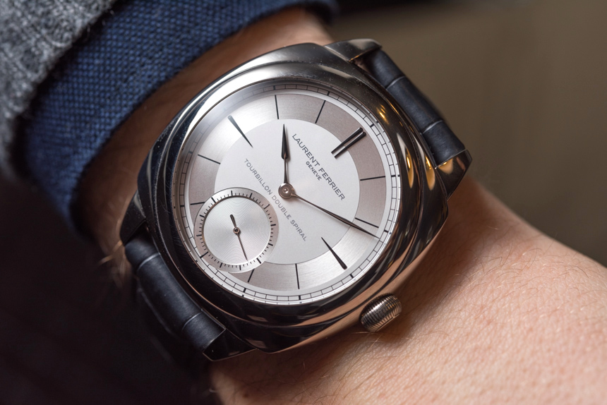 Laurent Ferrier Galet Classic Square Sector Dial Tourbillon Double Spiral Watch Hands-On Hands-On 