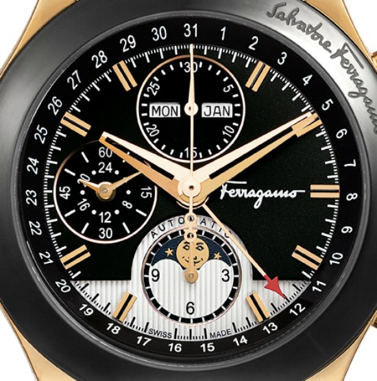 Ferragamo 1898 Moonphase Chronograph Watch Watch Releases 