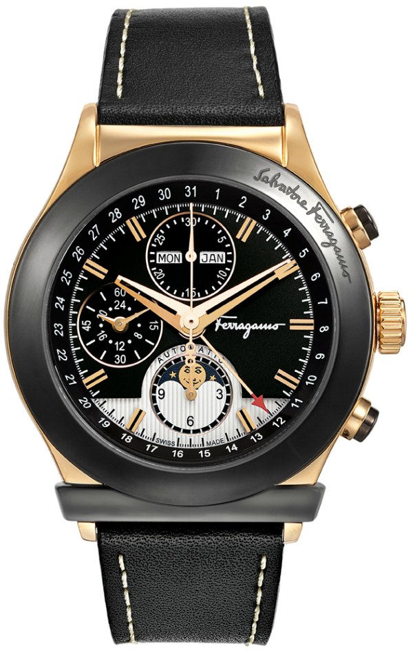 Ferragamo 1898 Moonphase Chronograph Watch Watch Releases 