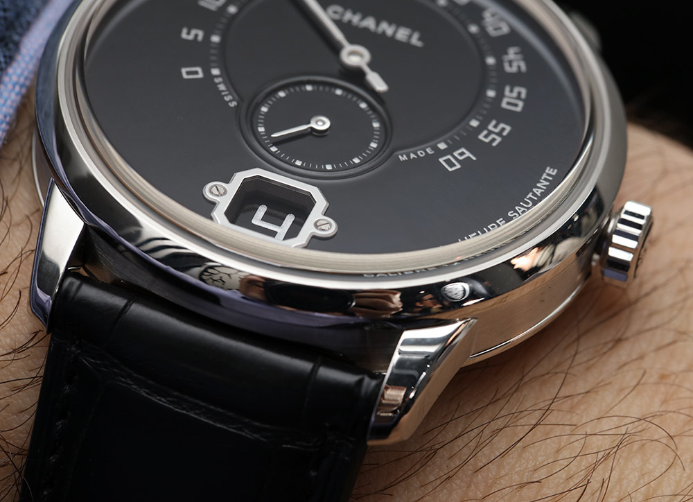 Chanel Monsieur De Chanel Watch In Platinum With Black Enamel Dial Hands-On Hands-On 