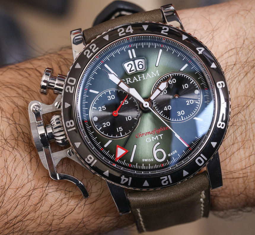 Graham Chronofighter Vintage GMT Watch Review Wrist Time Reviews 