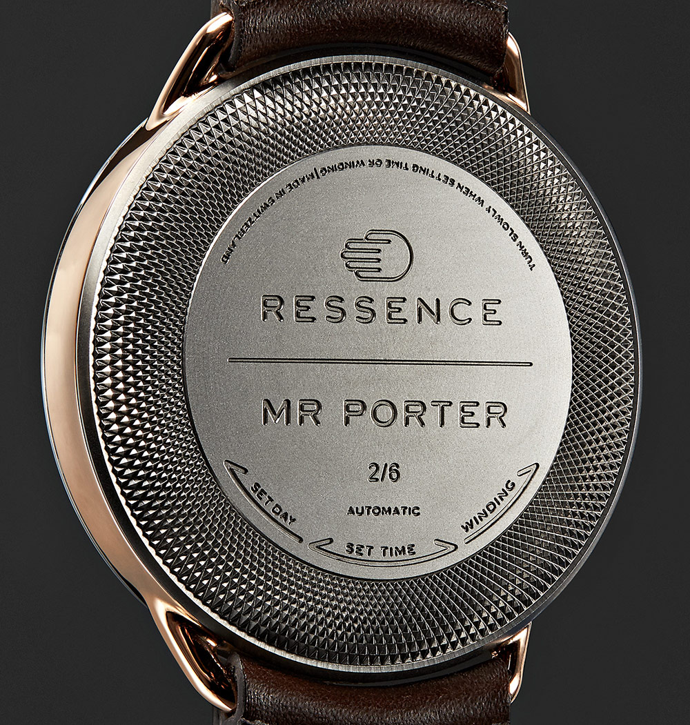 Ressence Type 1 MRP Watch Collaboration With Mr. Porter Watch Releases 