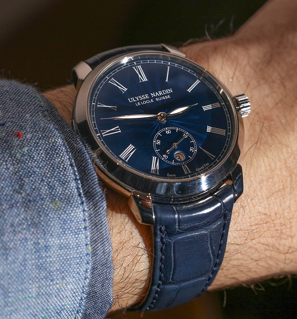 Ulysse Nardin Classico Manufacture 'Grand Feu' Blue Enamel Dial Watch Hands-On Hands-On 