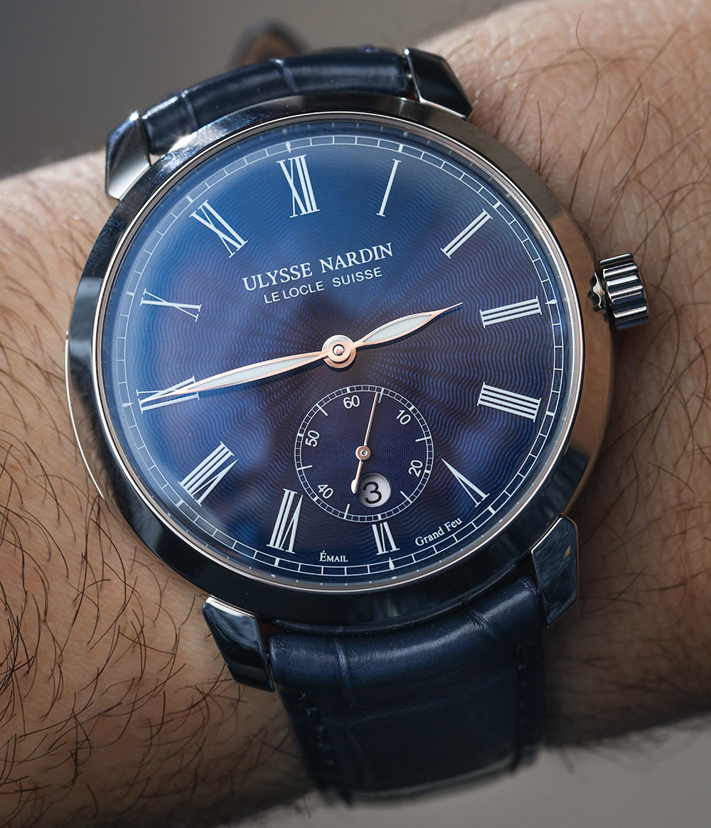 Ulysse Nardin Classico Manufacture 'Grand Feu' Blue Enamel Dial Watch Hands-On Hands-On 