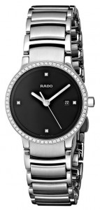Rado Women's Stainless Steel Diamond Bezel Watch