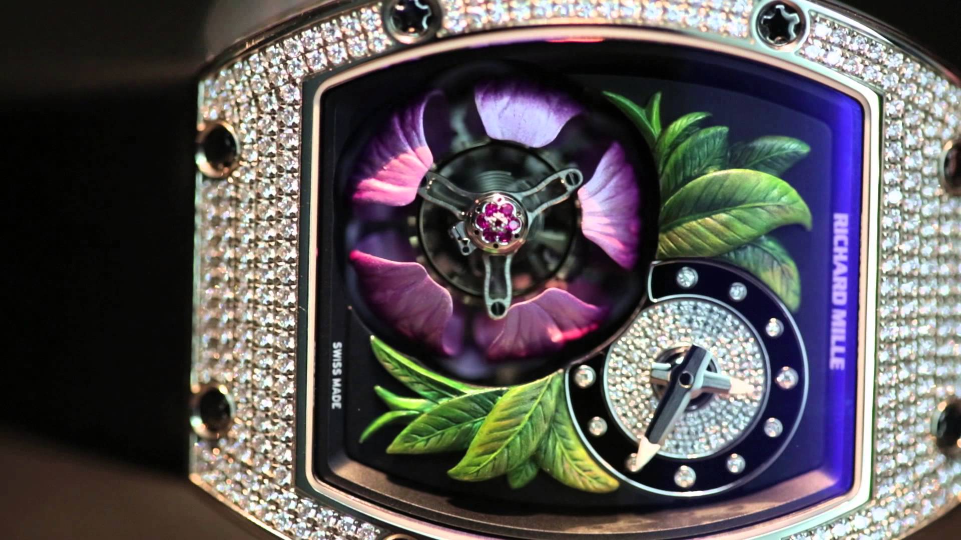 A Quite Special Watch With Stunning dial-Richard Mille Tourbillon Fleur 