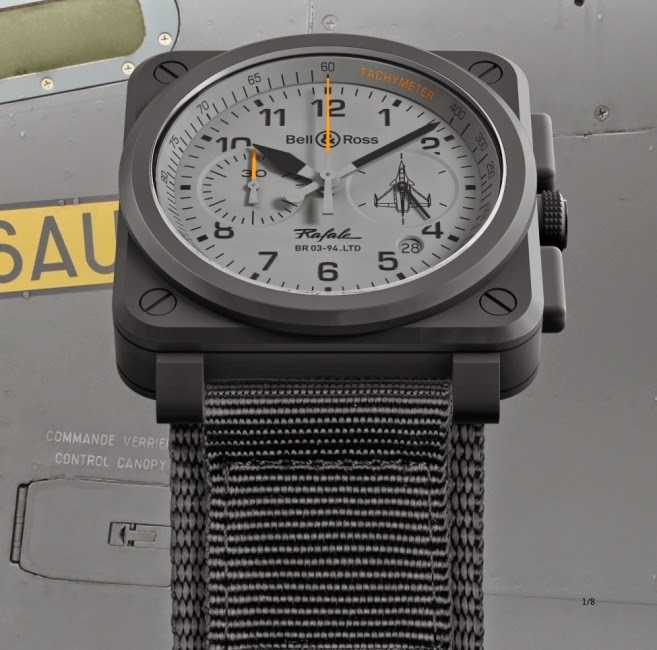 Side of Bell & Ross BR 03 Rafale limited edition 02