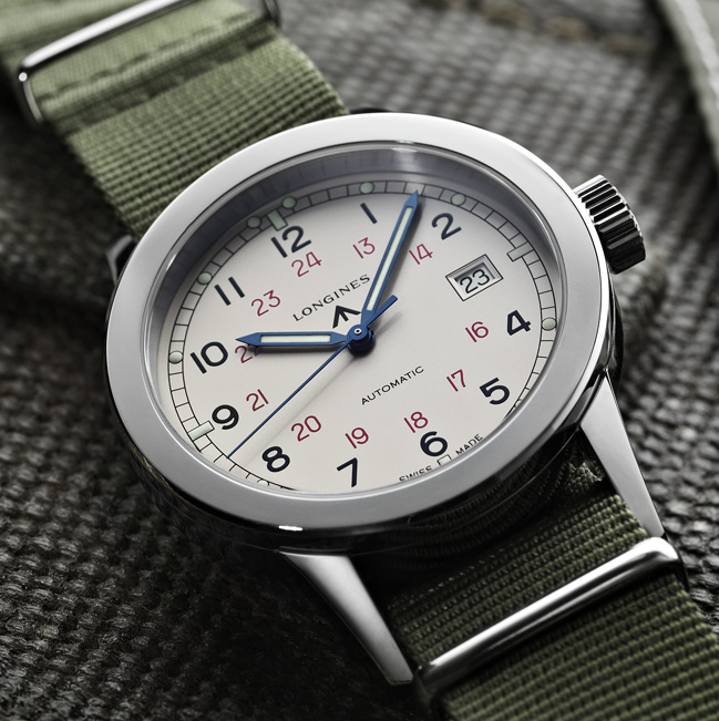 Side of Longines Heritage Military COSD 02