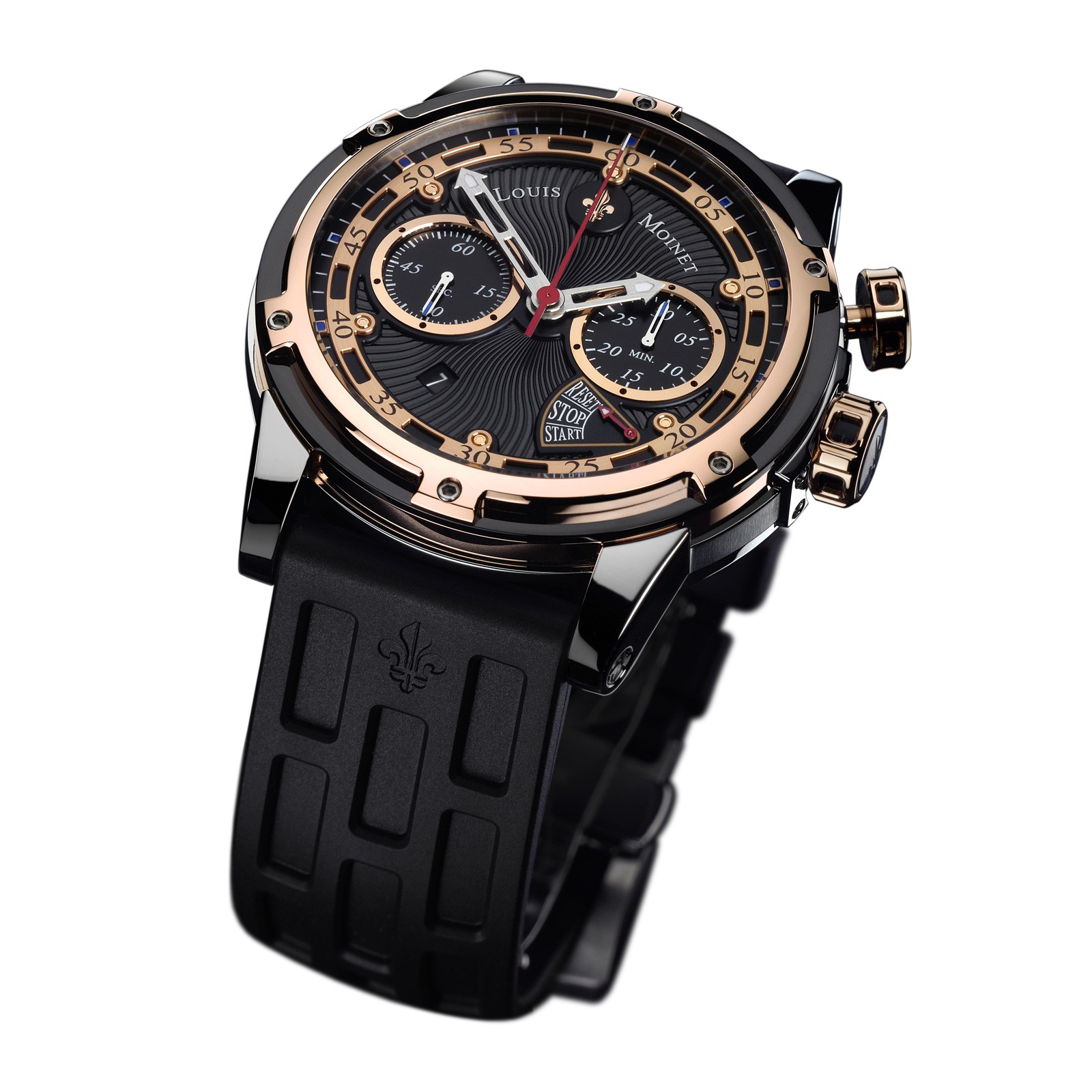 Louis Moinet Jules Verne Instrument III Rose Gold Watch - Perfect Swiss Watch | High Quality ...