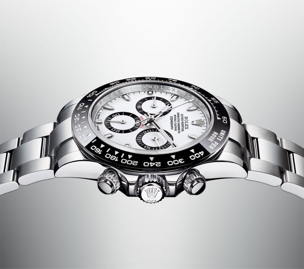 Side of Rolex Cosmograph Daytona Watch