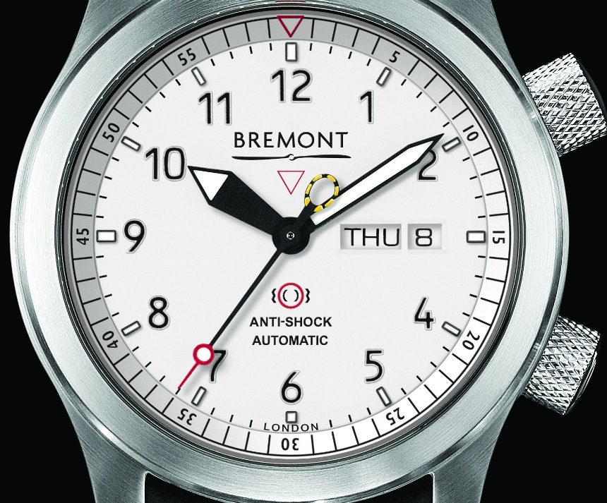 Front of Bremont MBII White 