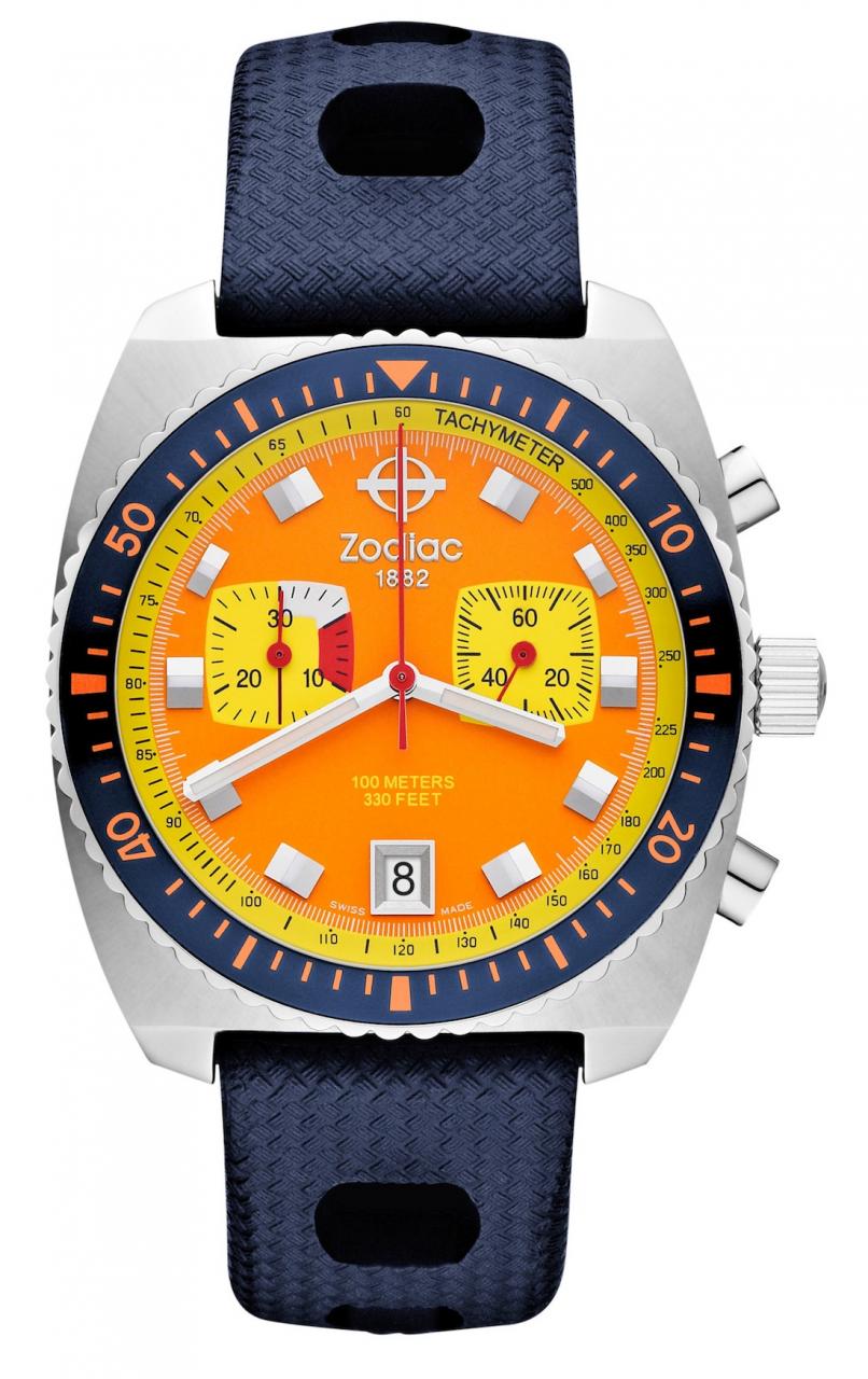 Zodiac Sea Dragon Limited Edition Watch In Bright Retro Colors Watch Releases 