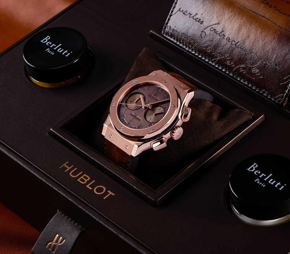 Hublot Classic Fusion Chronograph Berluti Scritto Watch Watch Releases 