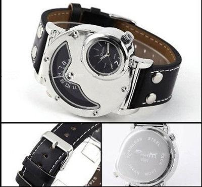 New Dual Times Rare Russian Mens Watch