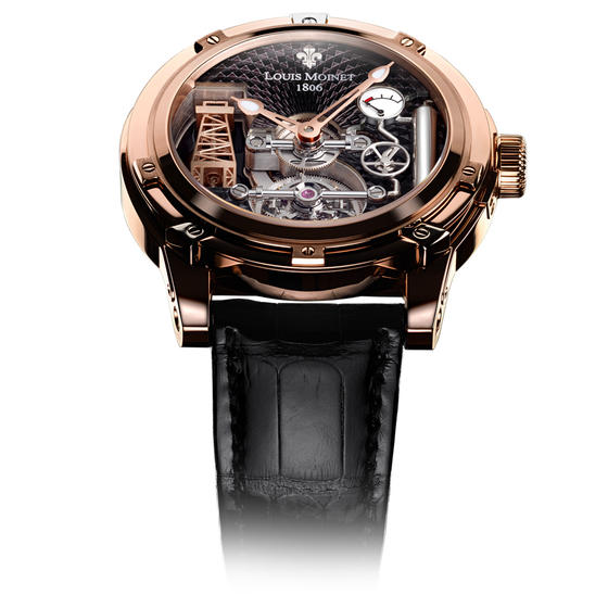 Louis Moinet 18k Rose Gold Automatic Watch