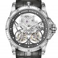 Roger star of infinity dubuis Double tourbillon watch