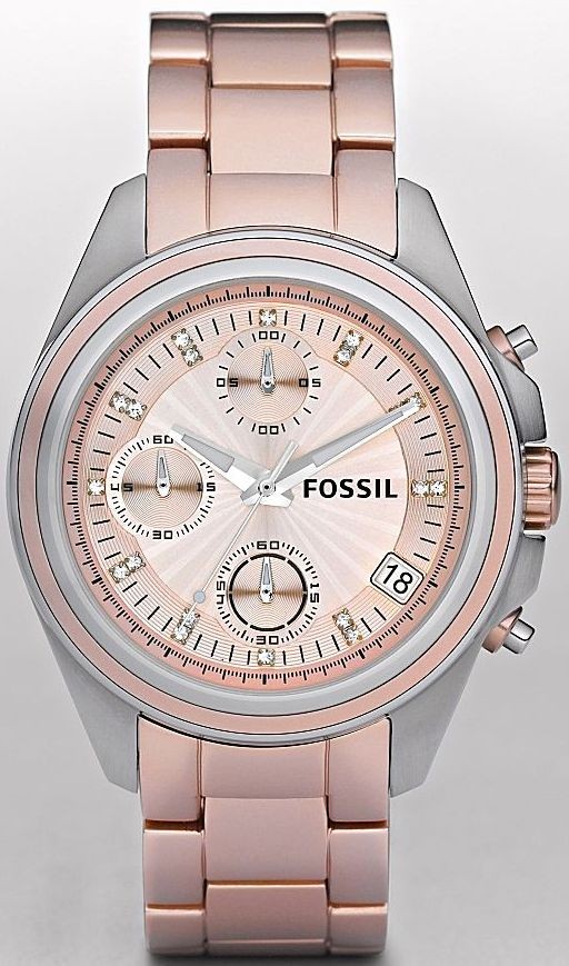 Front of Fossil Decker Boyfriend Aluminum watch