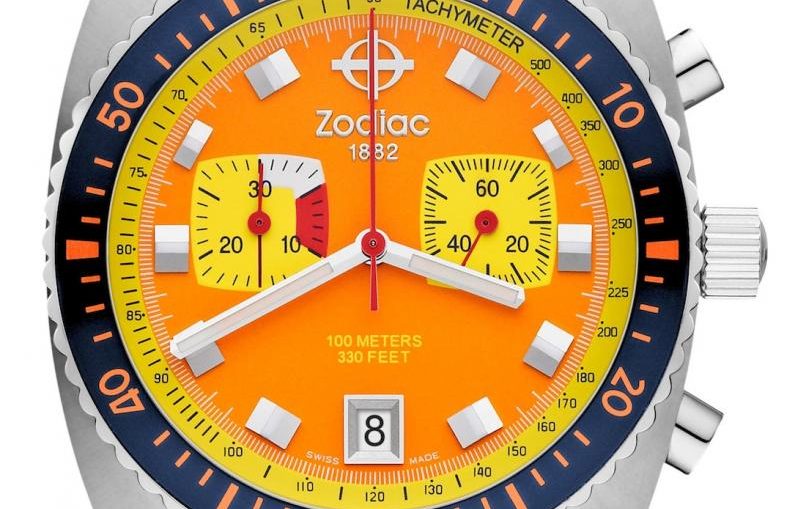 Zodiac Sea Dragon Limited Edition Watch In Bright Retro Colors Watch Releases 